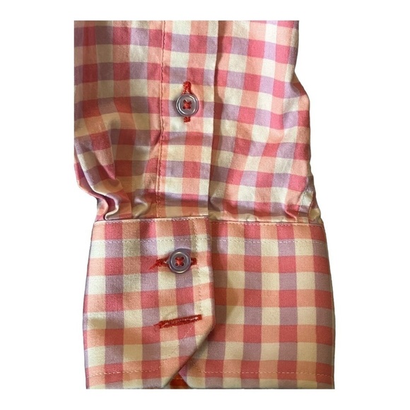 ITailor Pink Lavender Checked Shirt, Medium - Picture 5 of 8